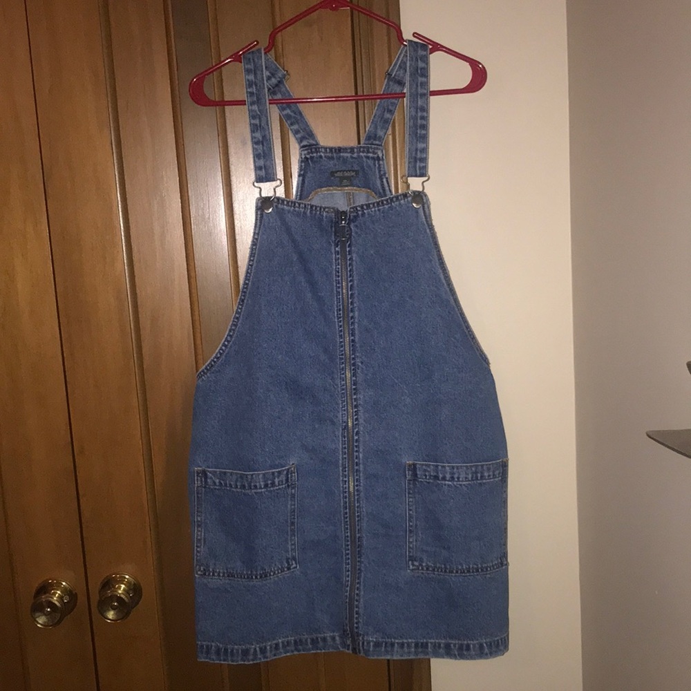 Denim overall dress !!!